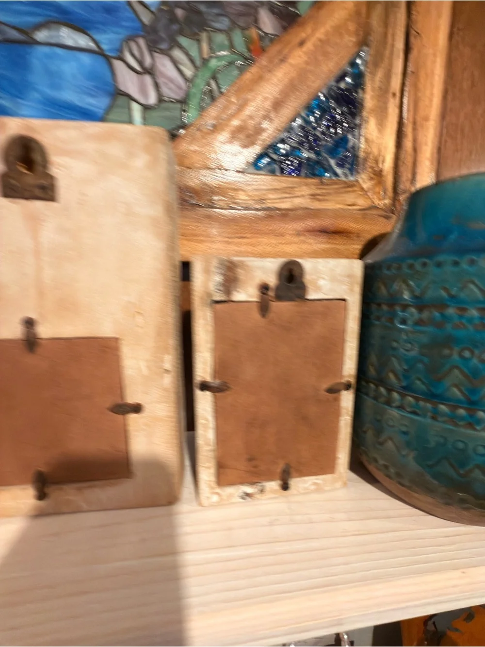 Hand-Carved Natural Wood Framed mirrors, created for inspiration of Architecture